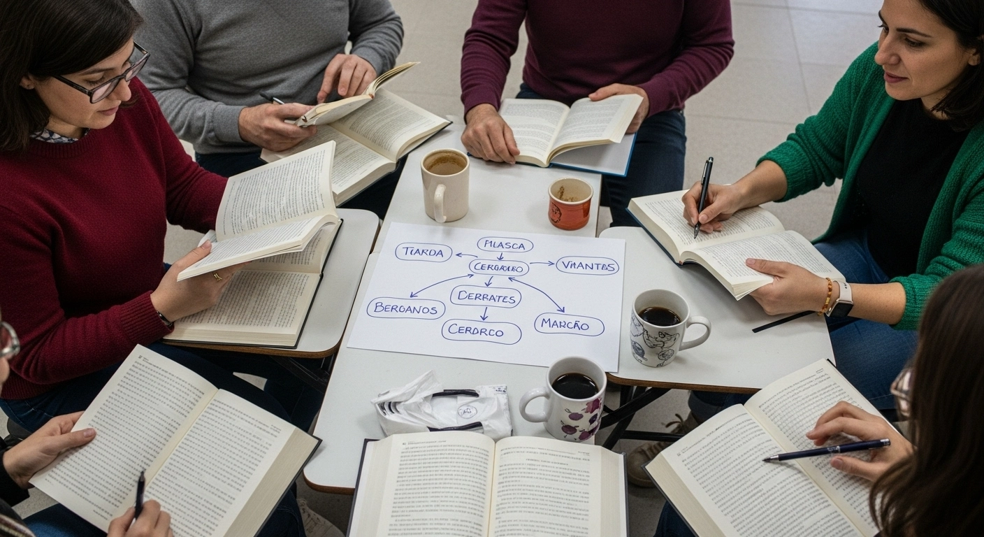 Checklist para mapear relações entre personagens em uma folha